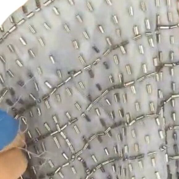 MAC DUGGAL 5625 Beaded Plunging Evening Gown, Size 10, New with Tag MSRP $598 - Picture 12 of 13